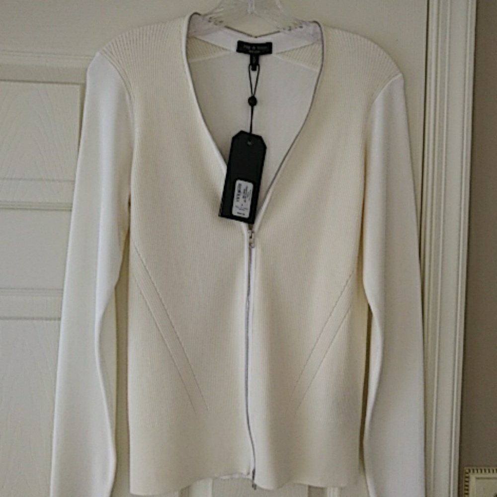 Rag and Bone Small zip sweater/cardi